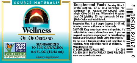 Source Naturals Oregano Oil 70% Carvacrol, 0.4 fl oz – Immune Support