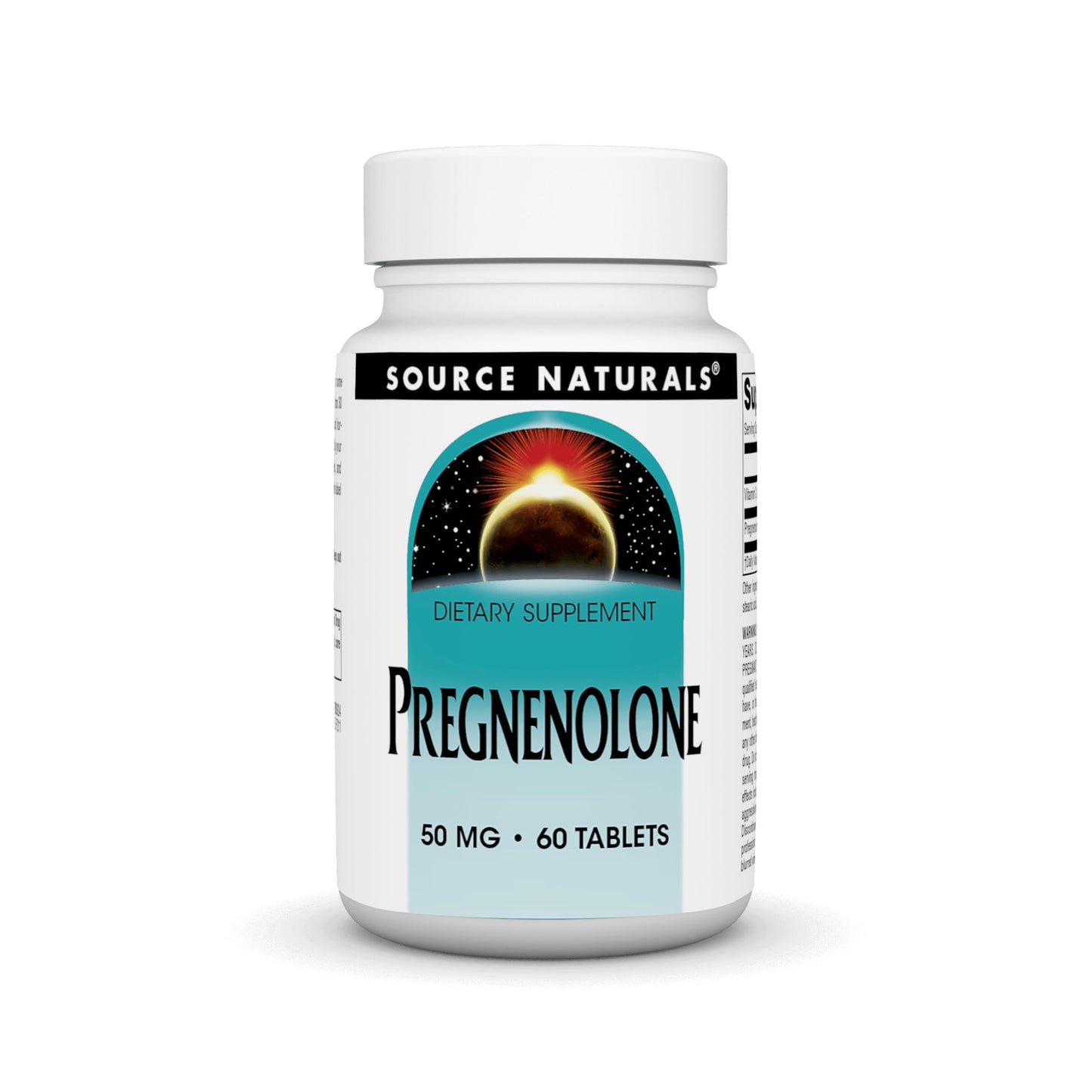 Source Naturals Pregnenolone 50mg - 60 Tablets | Hormone Support Supplement