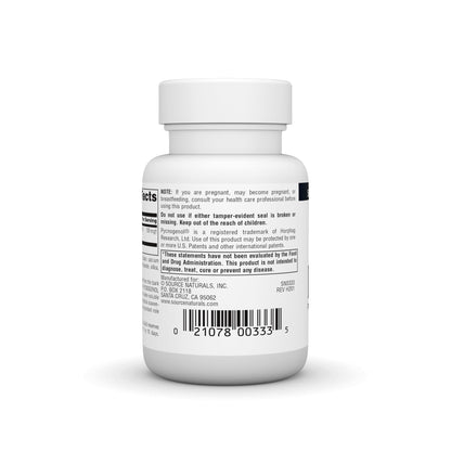 Source Naturals Pycnogenol 100 mg Proanthocyanidin Complex – 60 Tablets