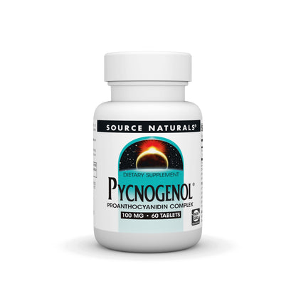 Source Naturals Pycnogenol 100 mg Proanthocyanidin Complex – 60 Tablets