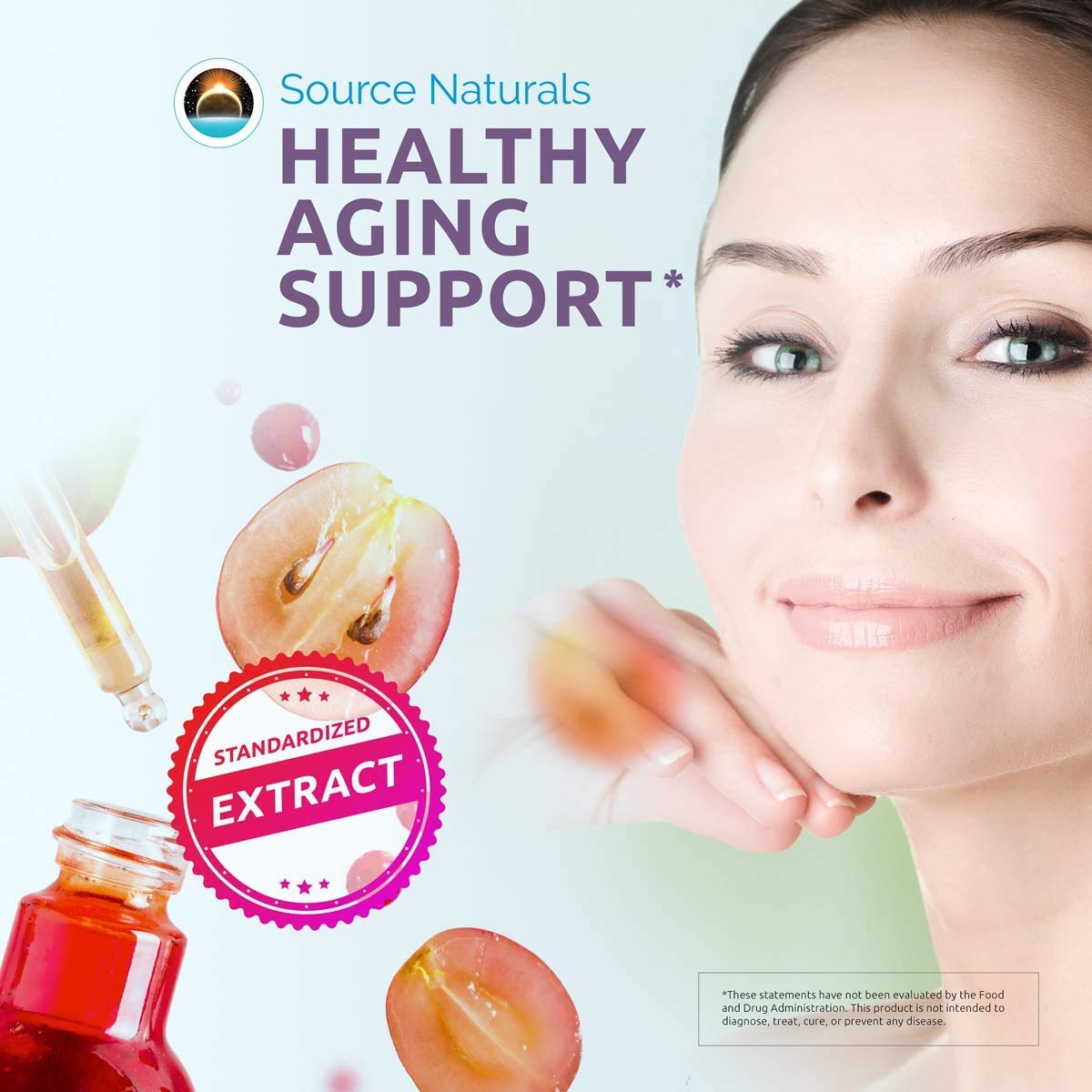 Source Naturals Resveratrol 200 for Healthy Aging, 200 mg - 120 Tablets