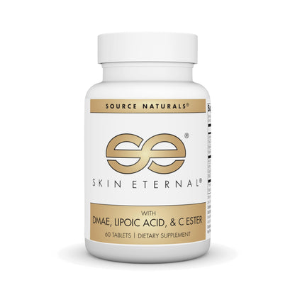 Source Naturals Skin Eternal Tablet – DMAE, Lipoic Acid & C Ester (60)