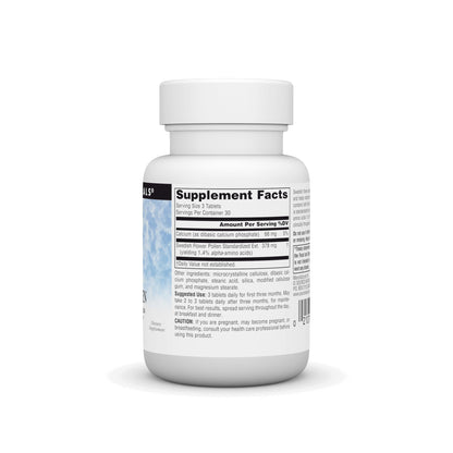 Source Naturals Swedish Flower Pollen Supports Prostate Function and Healthy Urine Flow* - 90 Tablets