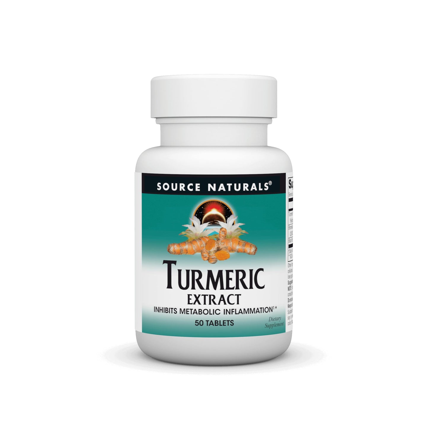 Source Naturals Turmeric Extract – Supports Healthy Inflammation – 50 Tablets