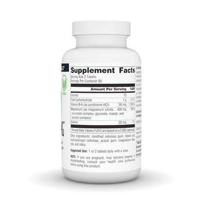 Source Naturals Ultra-Mag 5-in-1 Magnesium | Relaxes Muscles & Calms Nerves | 120 Vegan Tablets