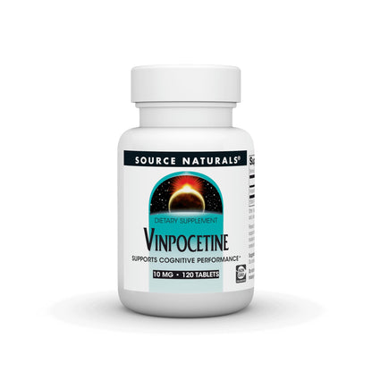 Source Naturals Vinpocetine 10 mg Tablets - 120 ct | Cognitive Support