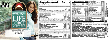 Source Naturals Womens Life Force Multivitamin & Immune Health - 45 Tablets