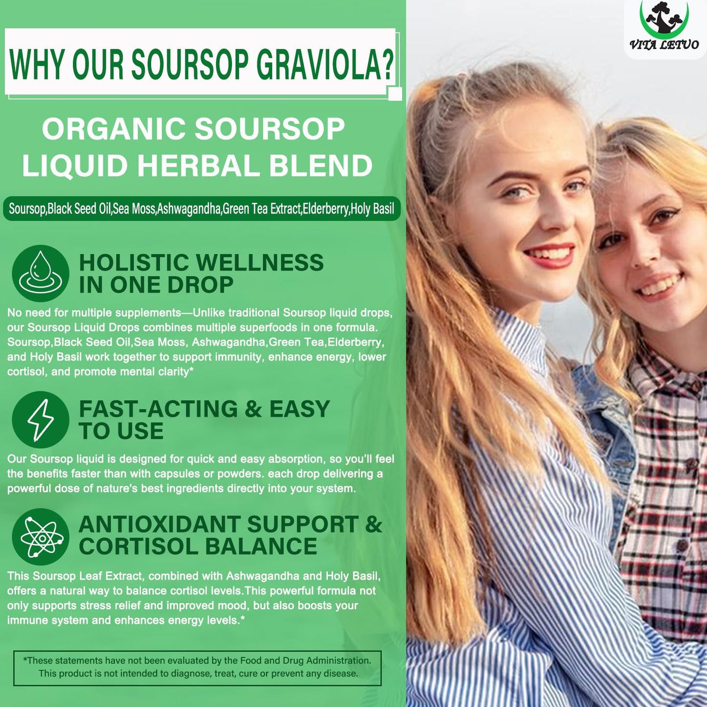 Soursop Drops – Immune & Digestive Support with Sea Moss & Superfoods