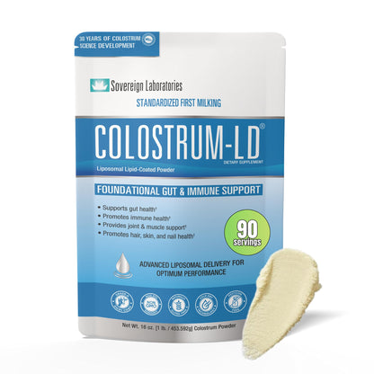 Sovereign Laboratories Colostrum-LD Liposomal Delivery Powder – 90 Servings