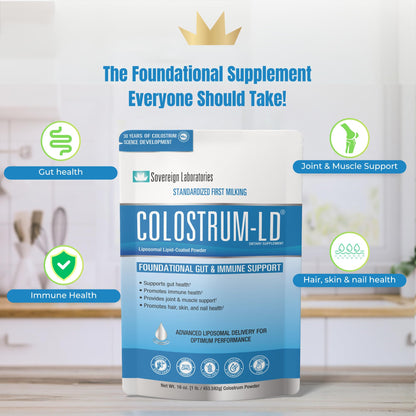 Sovereign Laboratories Colostrum-LD Liposomal Delivery Powder – 90 Servings