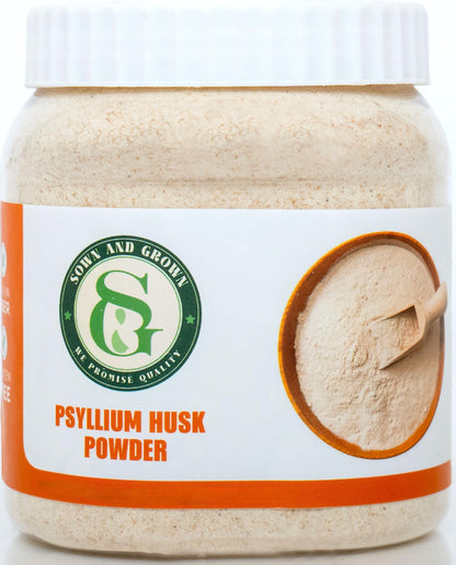 Sownandgrown Psyllium Husk Powder 12oz | Finely Ground, Gluten-Free, Non-GMO