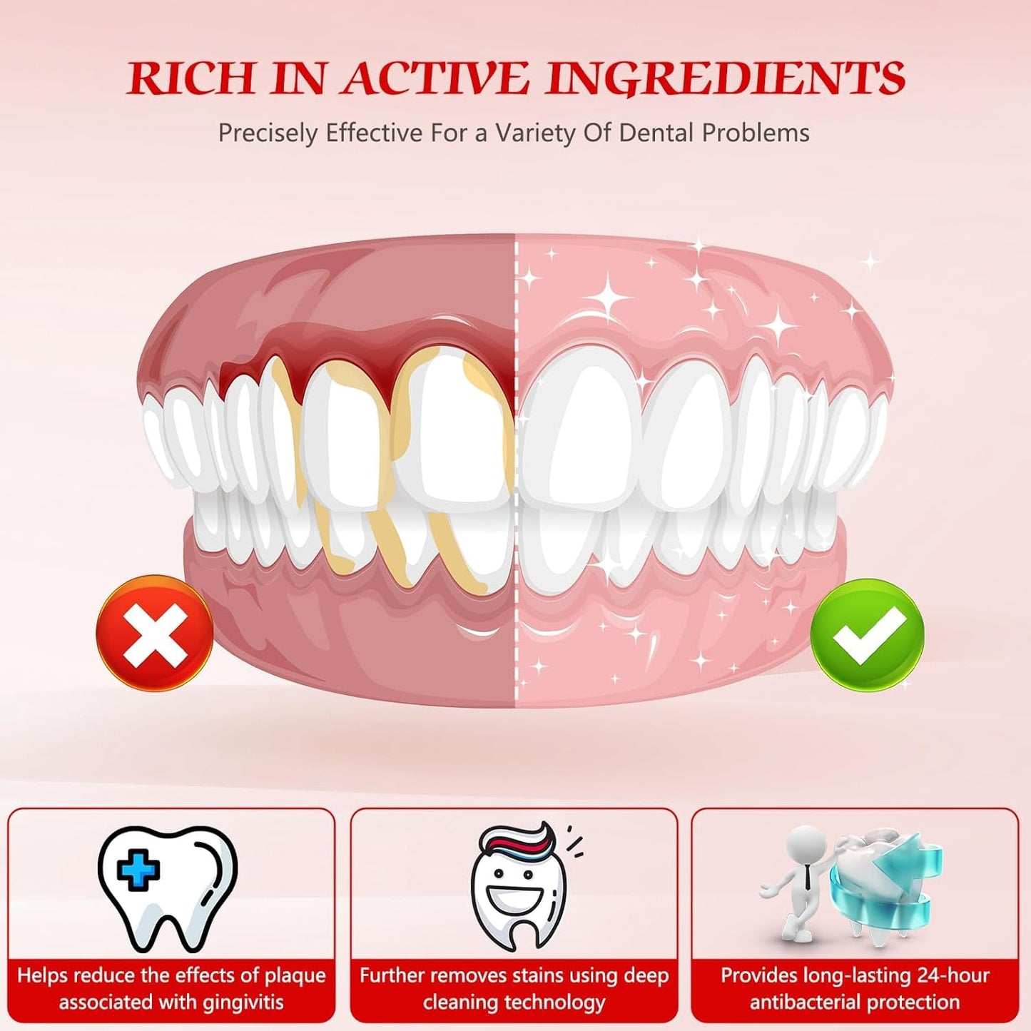 2PCS SP-6 Probiotic Whitening Toothpaste – 6 Probiotics for Whitening & Gum Health