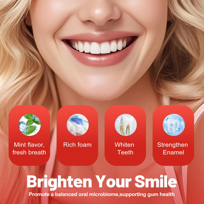 SP-6 Probiotic Whitening Toothpaste - 6 Probiotics, Fluoride-Free, Fresh Breath