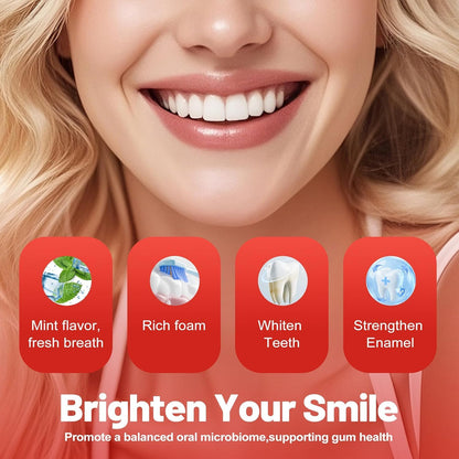 SP-6 Probiotics Whitening Toothpaste | Fluoride-Free Enamel-Safe Whitening & Fresh Breath