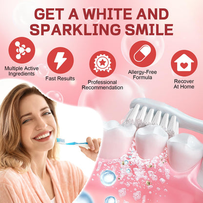 SP8 Probiotics Whitening Toothpaste - Fluoride-Free, Probiotic-Infused Formula, Ultra Fresh Mint 4.23oz 2-Pack