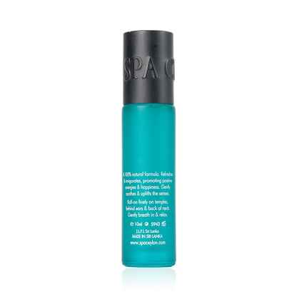 SPA CEYLON Happy Uplifting Balm Roll-On – Naturally Refreshing & Revitalizing | Vegetarian | All Skin Types