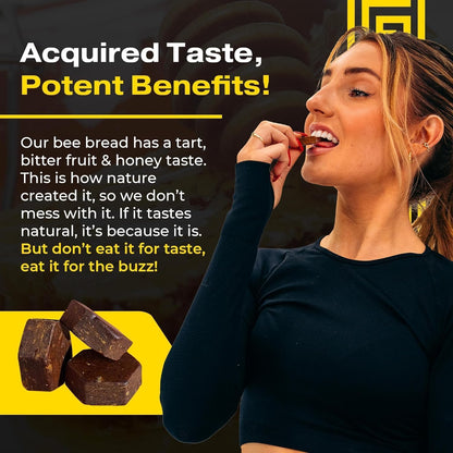 Spartan Bee Bread Chewables by The Stampede Network | Raw Organic Bee Bread Multivitamin