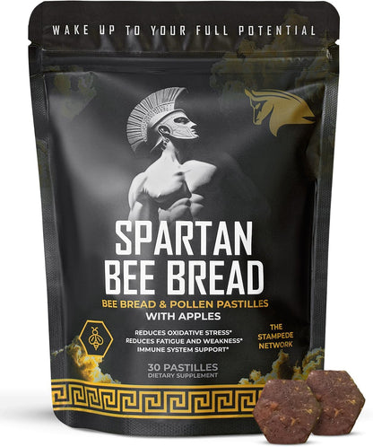 Spartan Bee Bread Chewables by The Stampede Network | Raw Organic Bee Bread Multivitamin