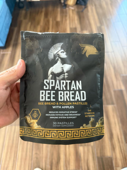 Spartan Bee Bread Chewables by The Stampede Network | Raw Organic Bee Bread Multivitamin