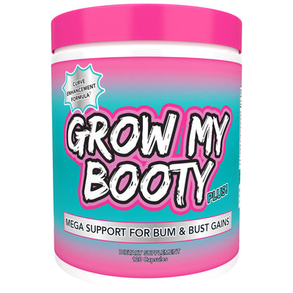 Grow My Booty Plus Butt Enhancement Pills — Mega Booty & Bust Growth | SPAZMATIC