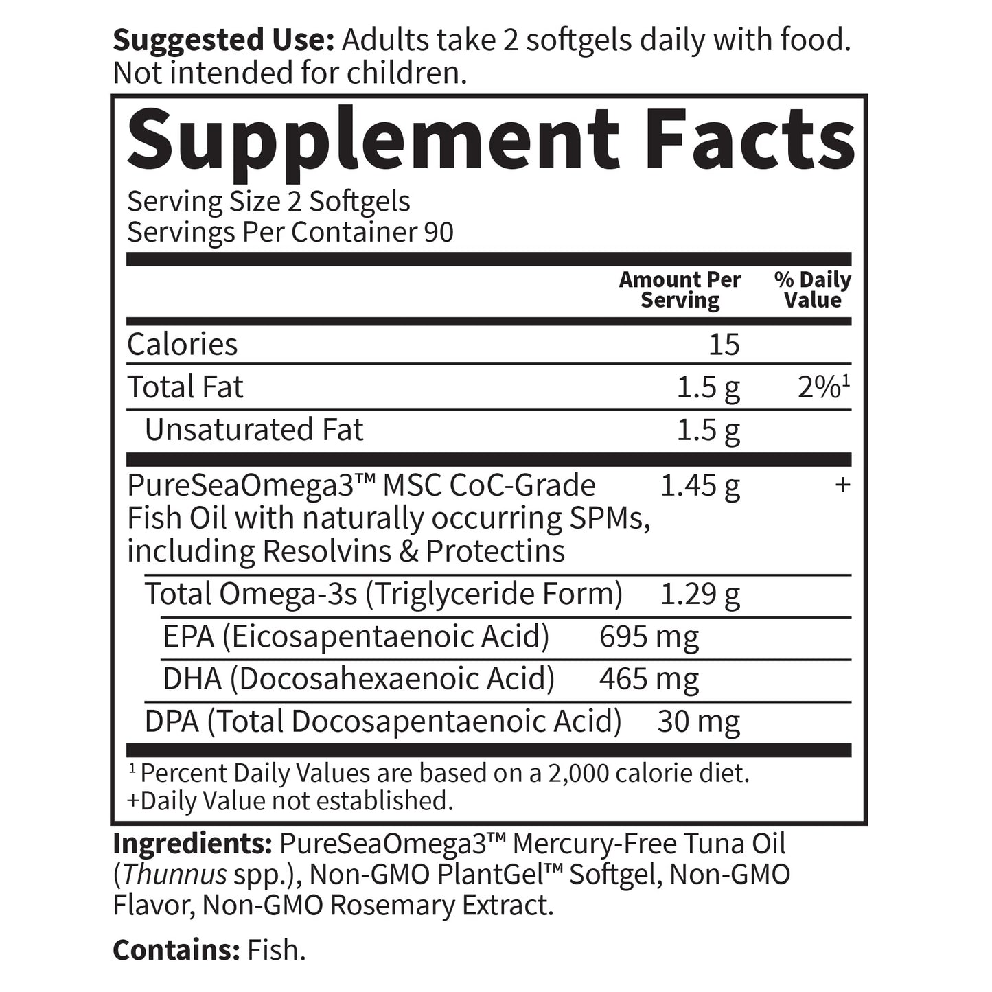Garden of Life Dr. Formulated Advanced Omega Fish Oil - Lemon | 1,290 mg Omega-3 (EPA 695 mg, DHA 465 mg, DPA 30 mg), TG Form, 180 Softgels