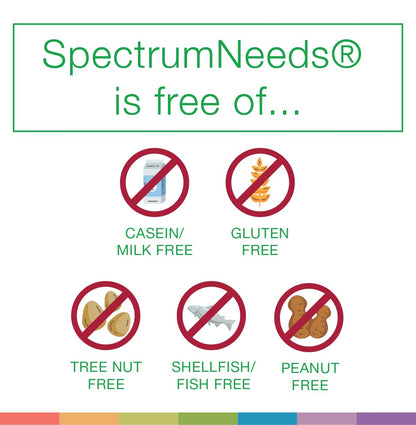 SpectrumNeeds® by NeuroNeeds – Comprehensive 33-Ingredient Nutritional Support (Lemon Flavor)