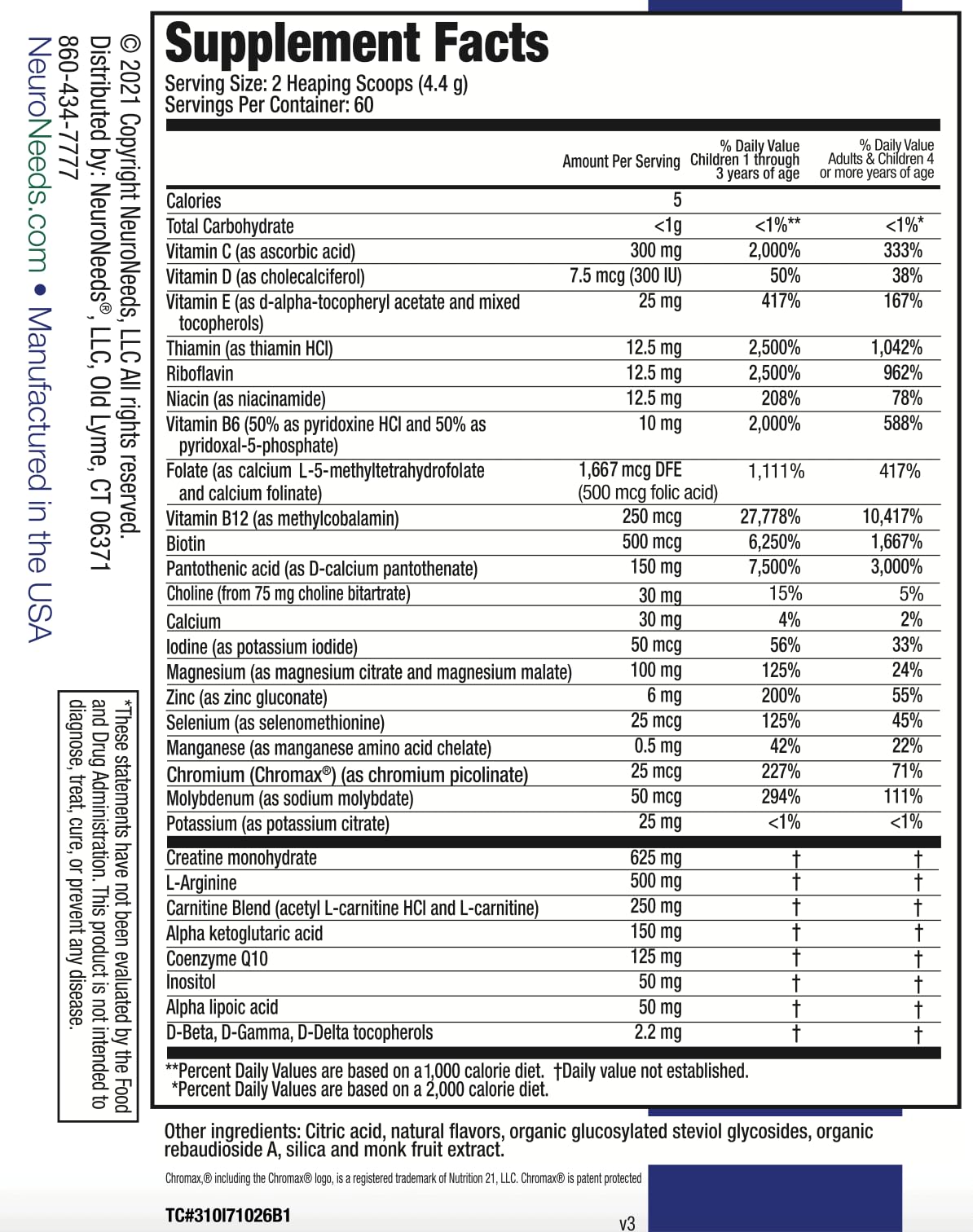 SpectrumNeeds by NeuroNeeds – Berry Nutrition with 33 Active Ingredients for Everyday Wellness