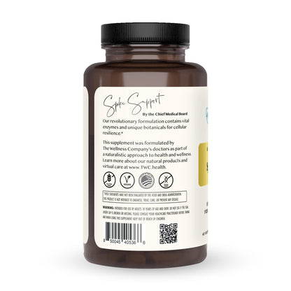 The Wellness Company Spike Support | Nattokinase, Dandelion Root & Black Sativa – 60ct