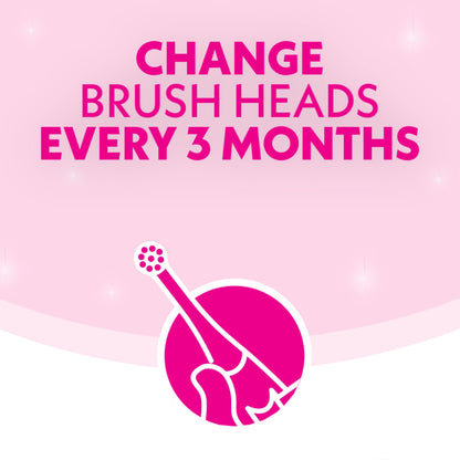 Spinbrush Kids Electric Toothbrush – Shimmery Sparkle, Battery-Powered