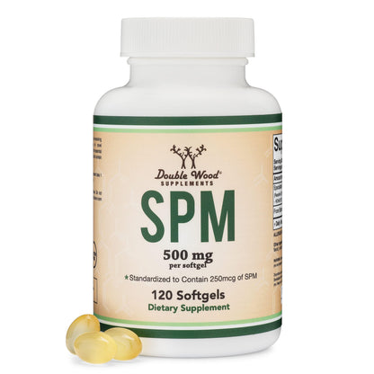Double Wood SPM Max: 120 Softgels, 500mg | Specialized Pro-Resolving Mediators