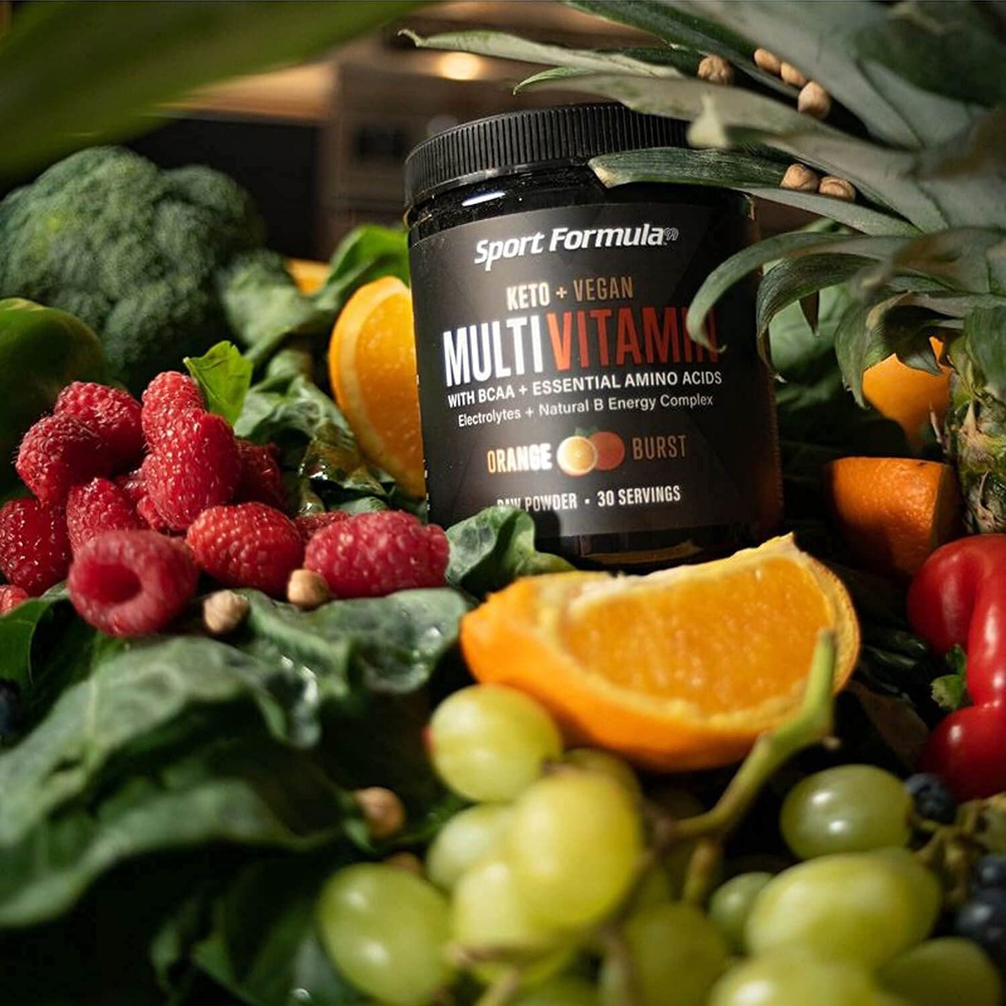 Sport Formula 99 Multivitamin Powder – Keto Drink Mix, Vegan, BCAA Support, Electrolytes