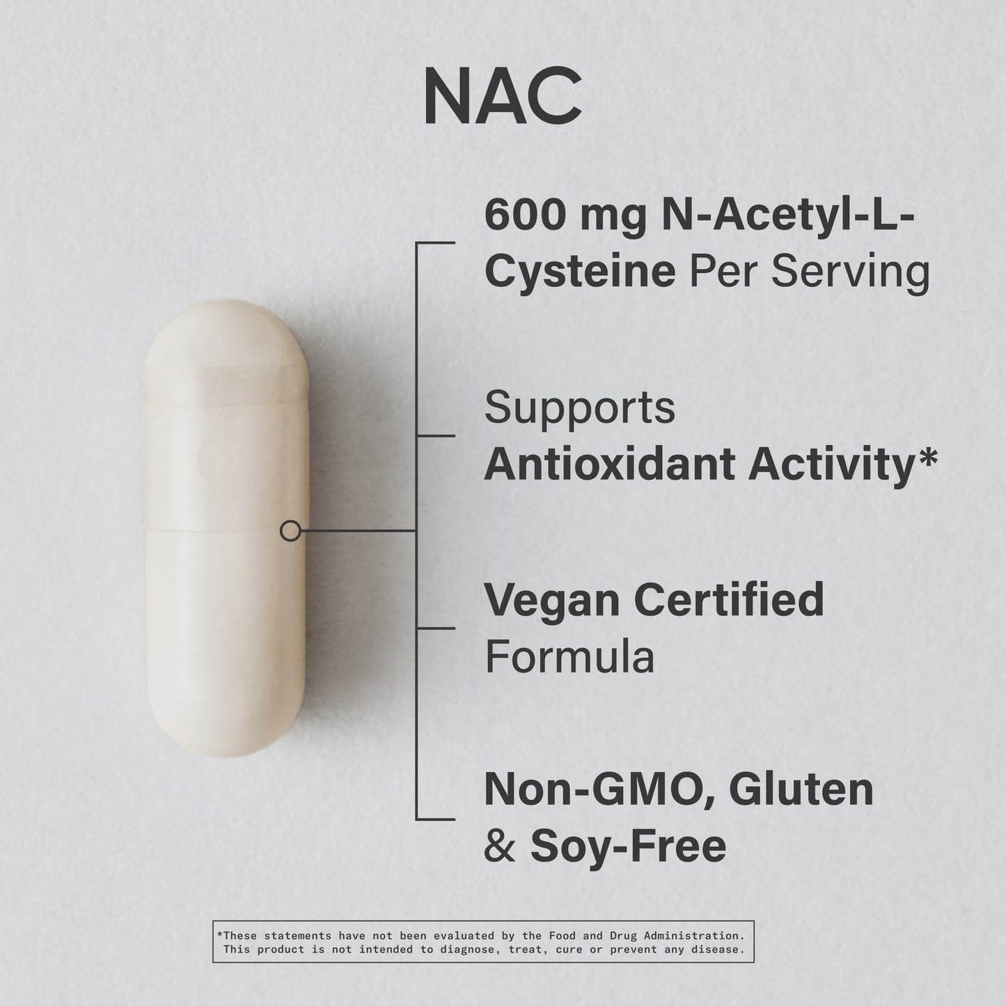 Sports Research N-Acetyl L-Cysteine (NAC) 600mg Veggie Capsules – Lemon Aroma, 2 Pack – Vegan, Non-GMO, Gluten Free