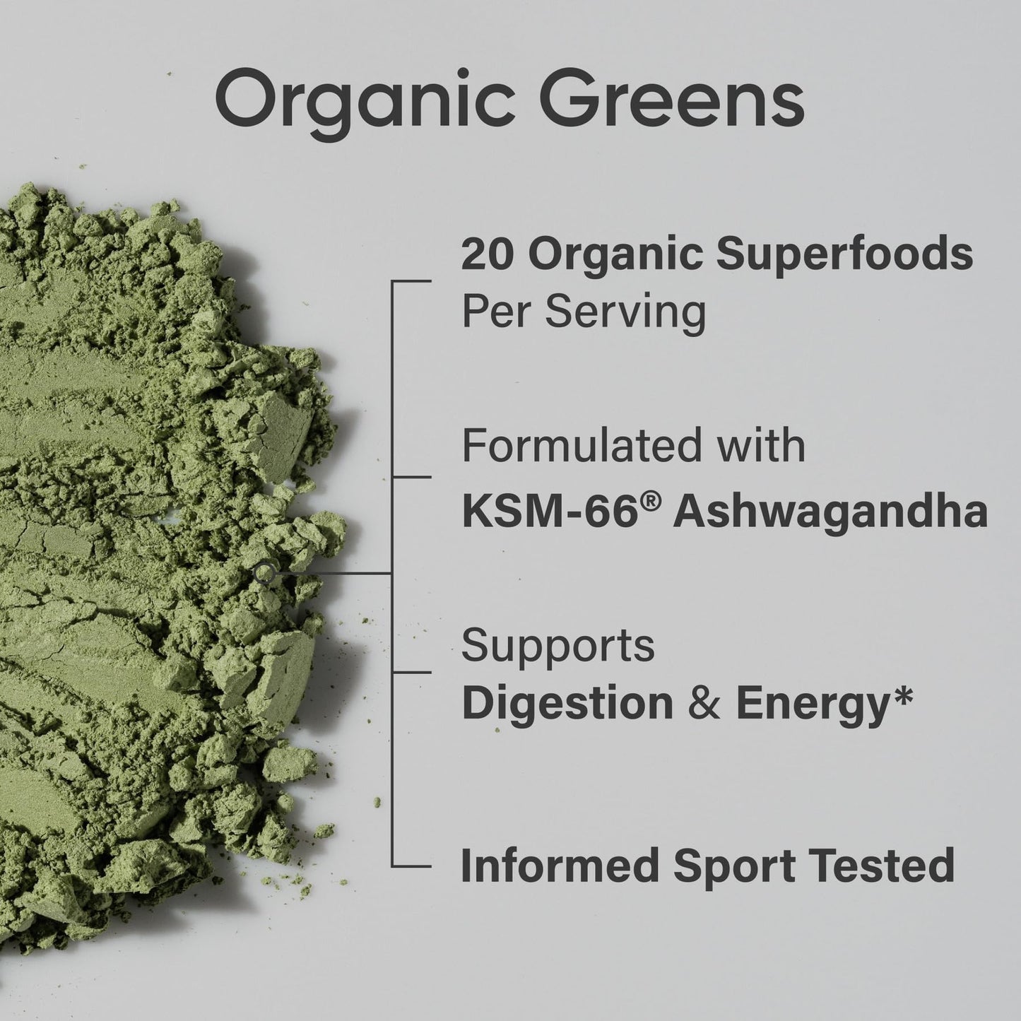 Sports Research Organic Greens Superfood Powder – Pineapple Coconut (30 Servings) | Spirulina, Chlorella, Adaptogens, Probiotics, 8 B Vitamins | Vegan, Sugar-Free