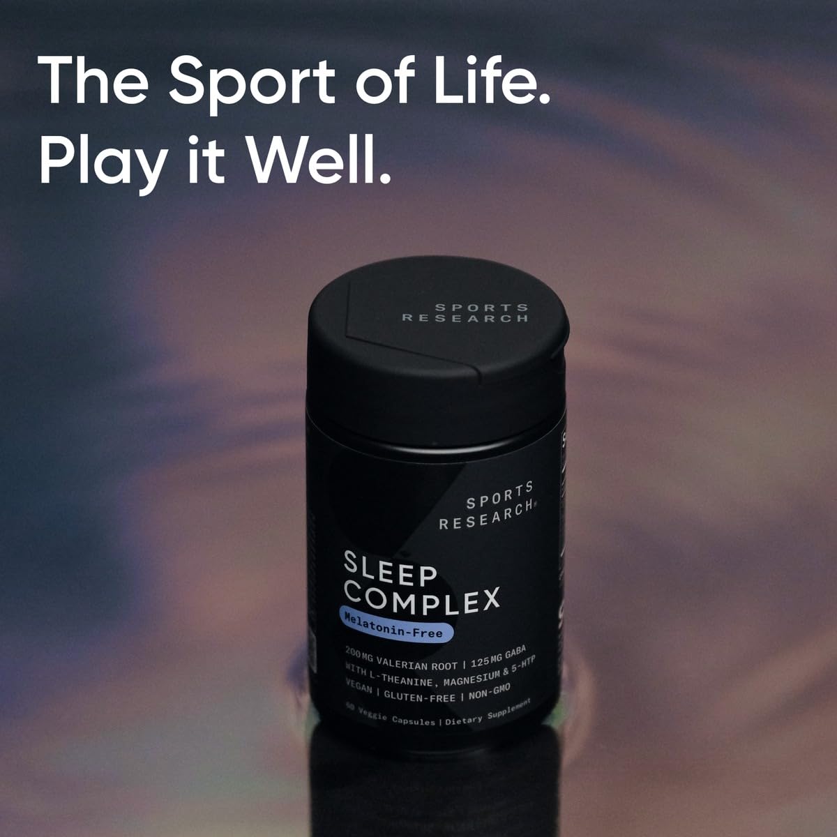 Sports Research Sleep Complex – Melatonin-Free Vegan Capsules (30 Servings)