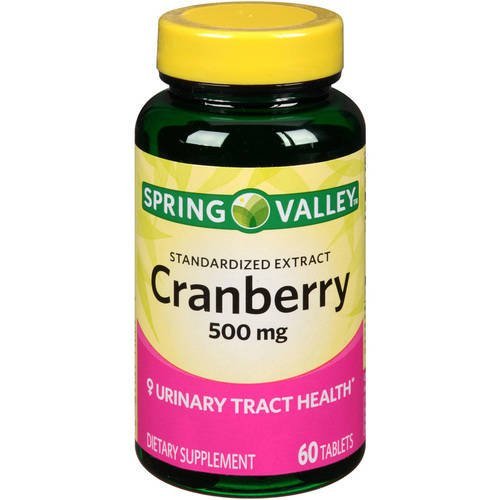 Spring Valley Cranberry 500 mg Standardized Extract – 60 Tablets