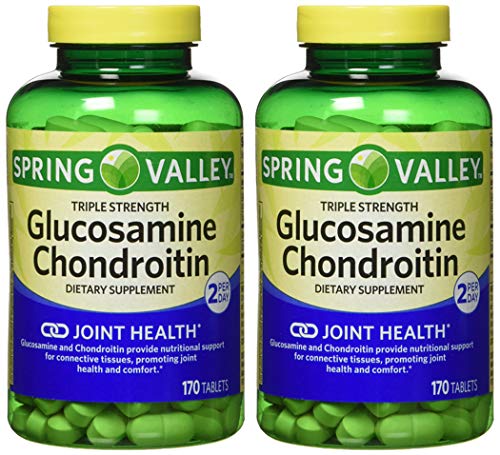 Spring Valley Glucosamine Chondroitin Triple Strength – 340 Tablets Twin Pack