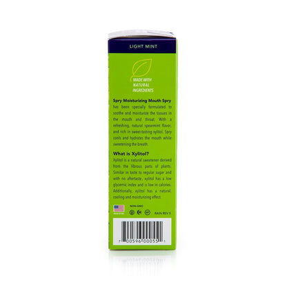 Spry Natural Xylitol Moisturizing Dry Mouth Spray – Stop Bad Breath, Increase Saliva, Non-GMO, Gluten-Free, Spearmint (Pack of 2)