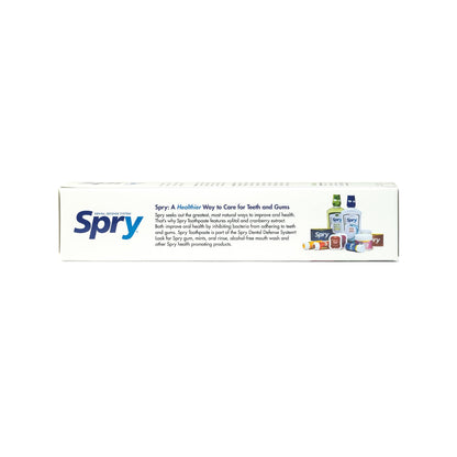 Spry Fluoride Free Kids Toothpaste – Bubble Gum, Xylitol, 5oz