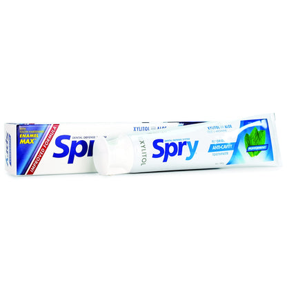 Spry Natural Xylitol Toothpaste 5oz – Fluoride, Whitening & Remineralizing (Pack of 1)