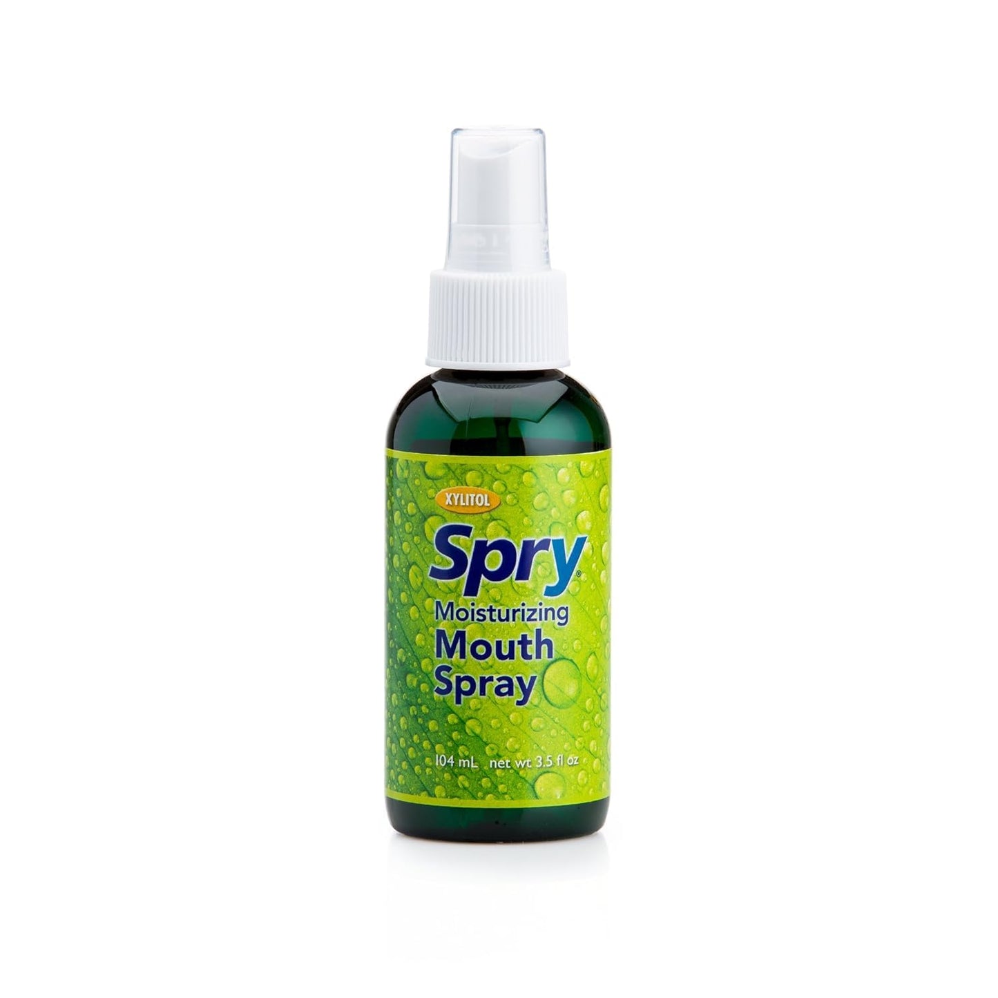 Spry Natural Xylitol Dry Mouth Spray – On-The-Go Spearmint, Non-GMO, Gluten-Free (Pack of 2, 4.5 fl oz)