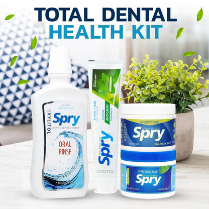 Spry Total Dental Health Kit - All Day Oral Care and Gum Health