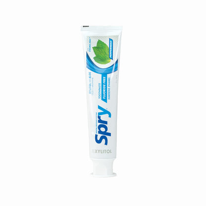 Spry Natural Xylitol Toothpaste 5oz – 6-Pack, Fluoride Free, Gentle for Sensitive Teeth, Peppermint