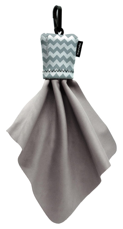 Spudz Microfiber Cloth Screen Cleaner – Premium 6x6 Gray Chevron