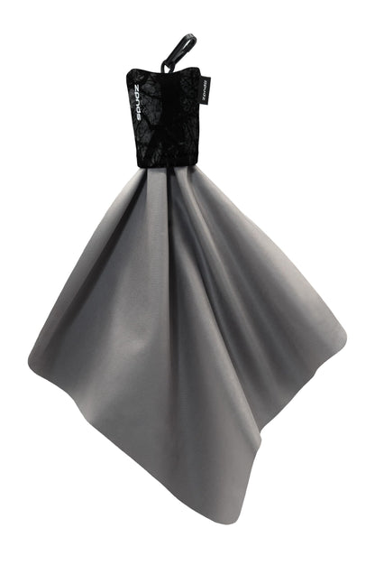 SPUDZ Classic Microfiber Lens Cleaner – Clip-On Pouch, Washable – 10x10, Stealth Shadow