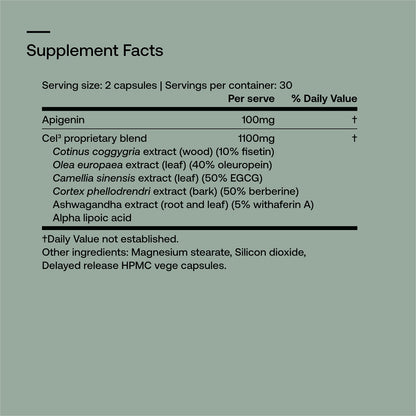 SRW Cel³ Renewal 60 Capsules | Stem Cell Support for Youthful Aging