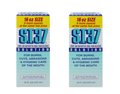 ST 37 First Aid Antiseptic Solution 16 oz (Pack of 2)