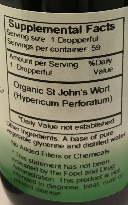 St. John's Wort Glycerite 2 oz | Dr. Christopher's Herbal Extract