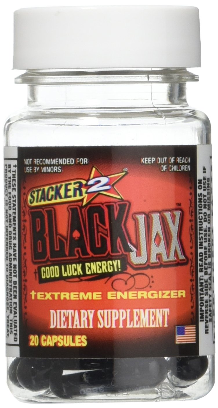 Stacker 2 Black Jax Capsules – 20 Capsules | Herbal Energy Supplement