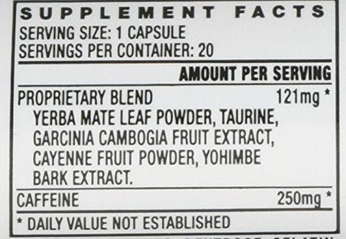 Stacker 2 Black Jax Capsules – 20 Capsules | Herbal Energy Supplement