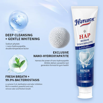 Whitening Niacinamide Toothpaste + Nano Hydroxyapatite Toothpaste – 3.53oz & 4oz